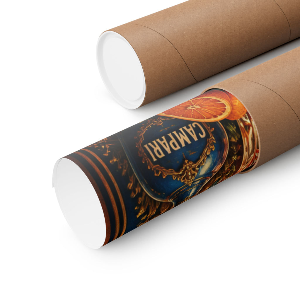 Negroni Trapeze Act Wall Art Poster 24×36 Baroque Studio Decor Maximalist Print