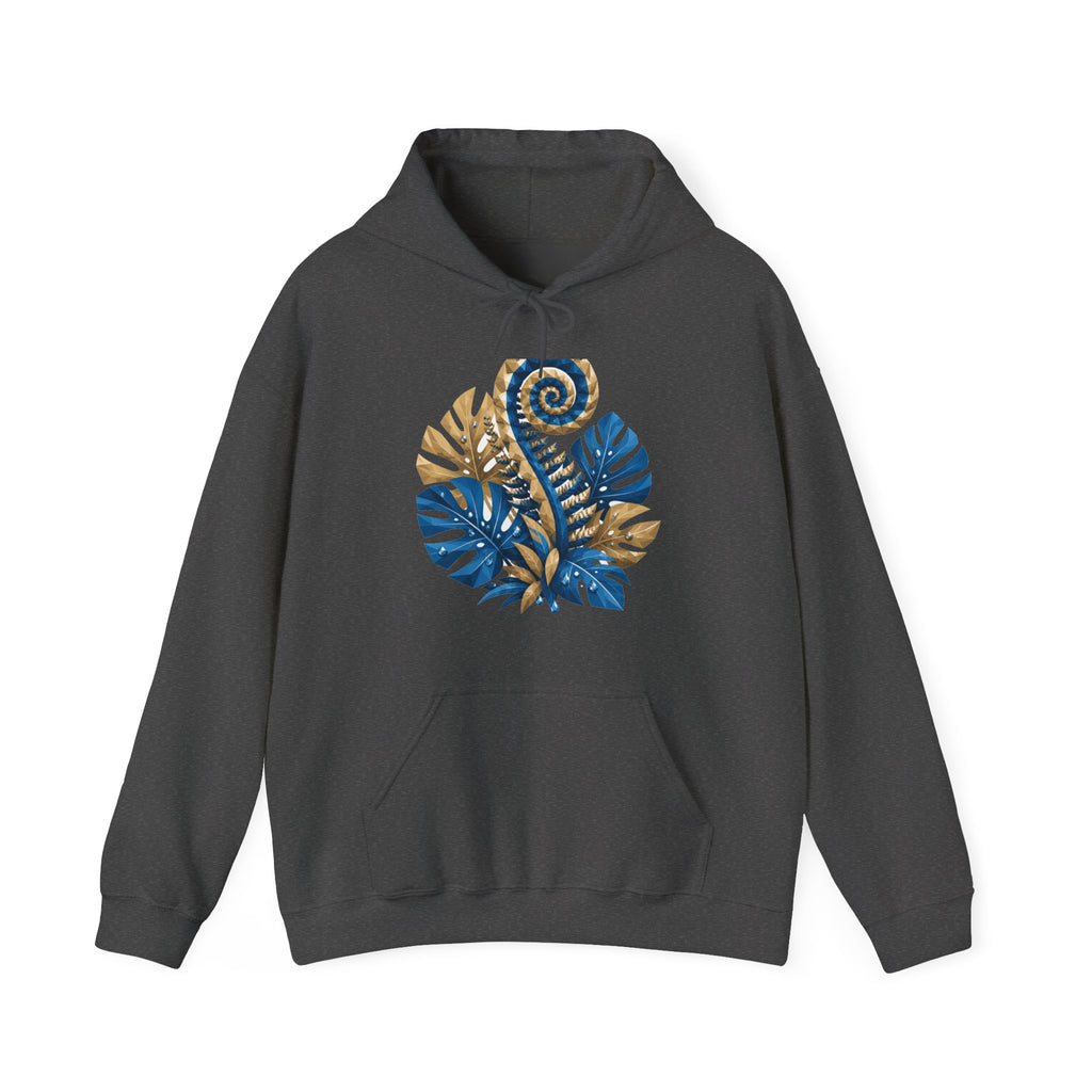 Matching Couple Sweatshirt - Desert & Rainforest Matching Couple Hooded Sweatshirt Geometric Art His Hers Couple Gift - Design B