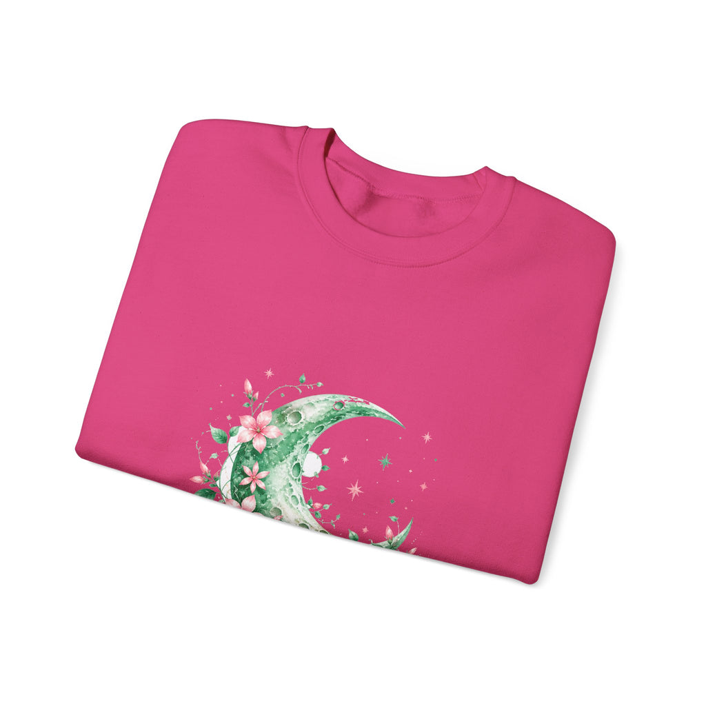 Matching Couple Sweatshirt - Sun & Moon Matching Couple Premium Fleece Sweatshirt Watercolor Art His Hers Birthday Gift - Design A