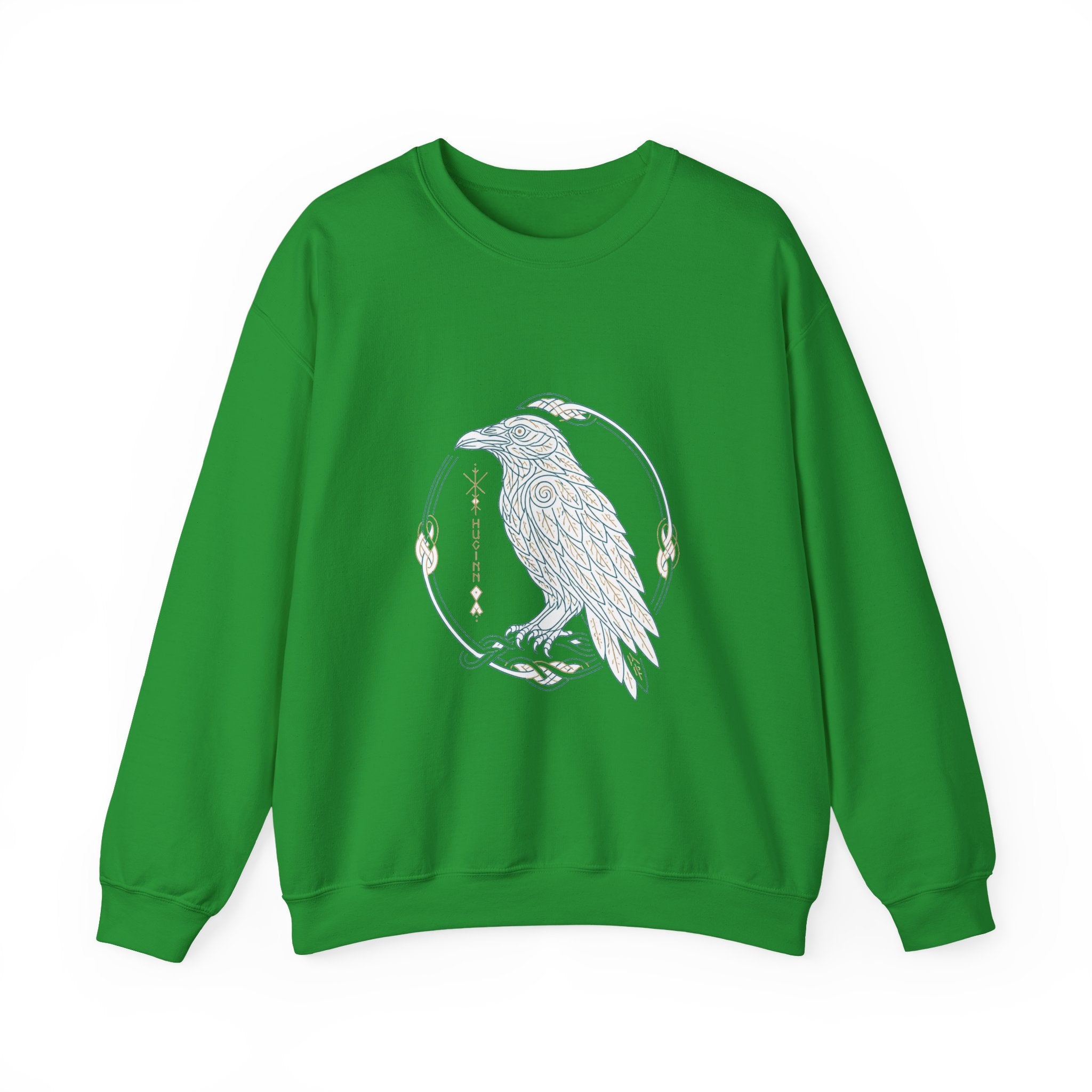 Matching Couple Sweatshirt - Huginn & Muninn Matching Couple Comfort Colors Crew Minimalist Art His Hers Christmas Gift - Design A