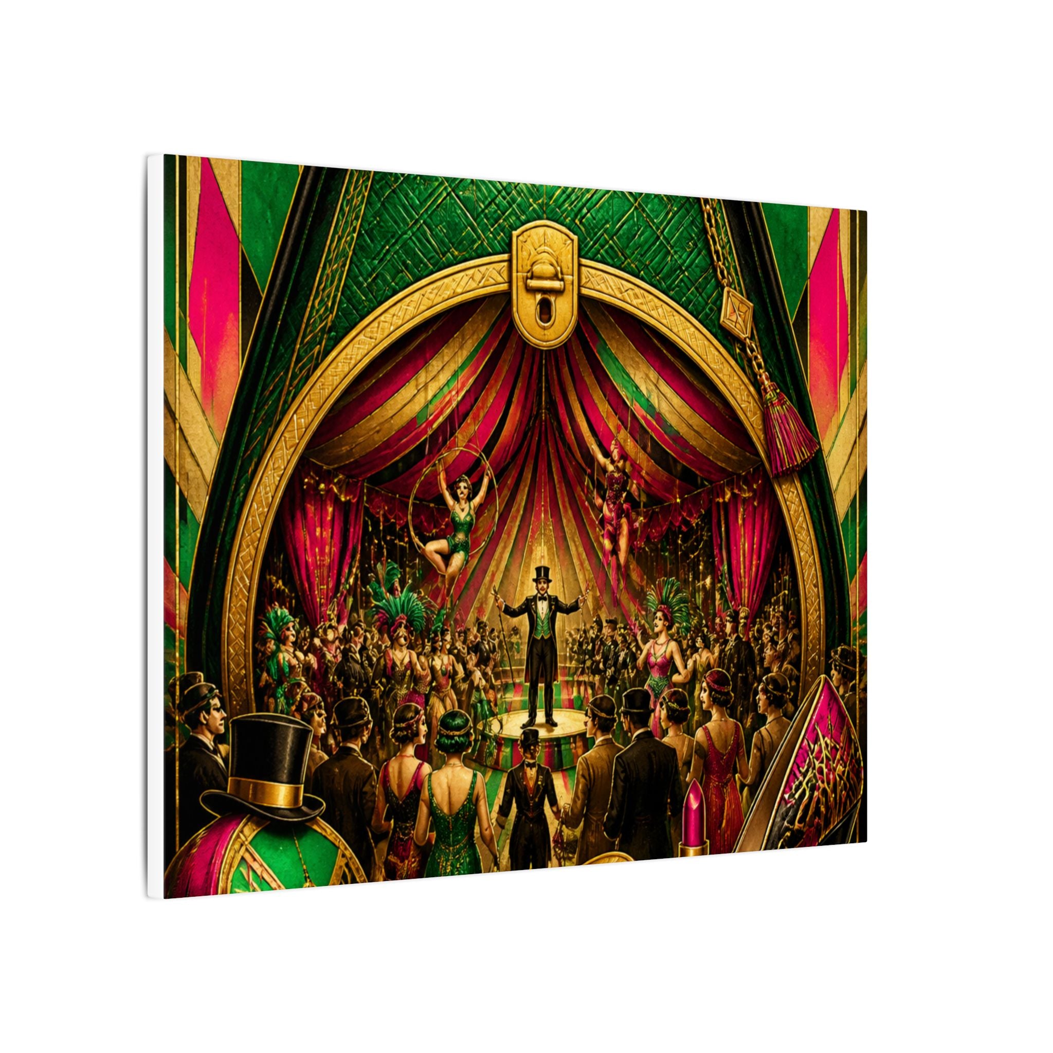 Handbag Big Top Wall Art Canvas 24×36 Art Deco Bar Area Decor Maximalist Print