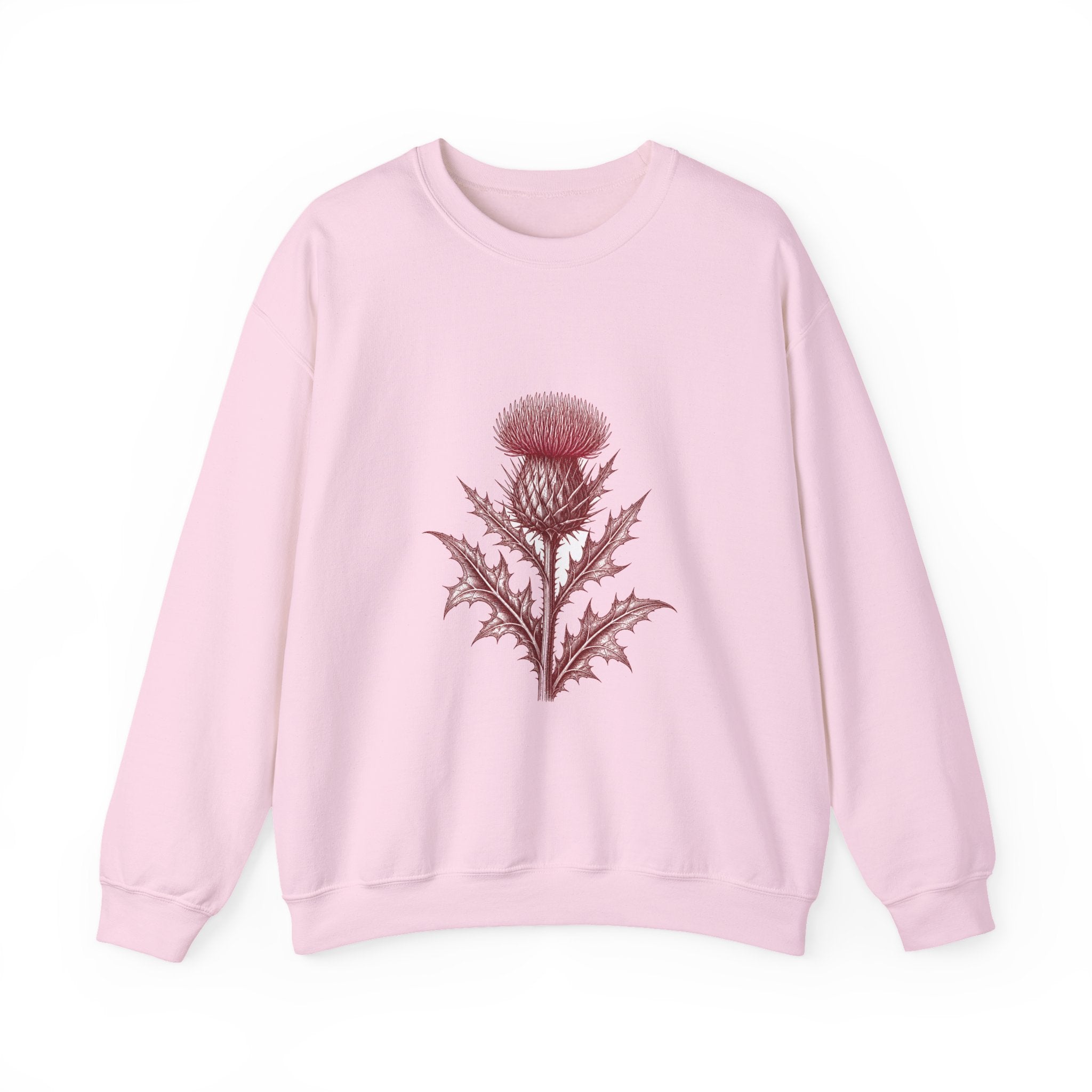 Matching Couple Sweatshirt - Lavender & Thistle Matching Couple Comfort Colors Crew Vintage Art His Hers Honeymoon Gift - Design B