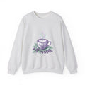 Matching Couple Sweatshirt - Coffee & Tea Matching Couple Premium Fleece Sweatshirt Vintage Art His Hers Honeymoon Gift - Design A