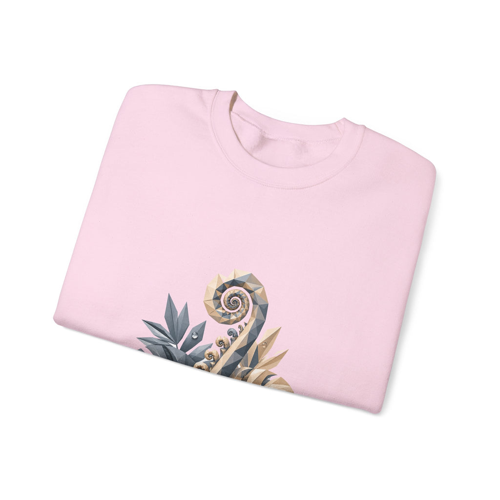Matching Couple Sweatshirt - Desert & Rainforest Matching Couple Comfort Colors Crew Geometric Art His Hers Love Gift - Design B