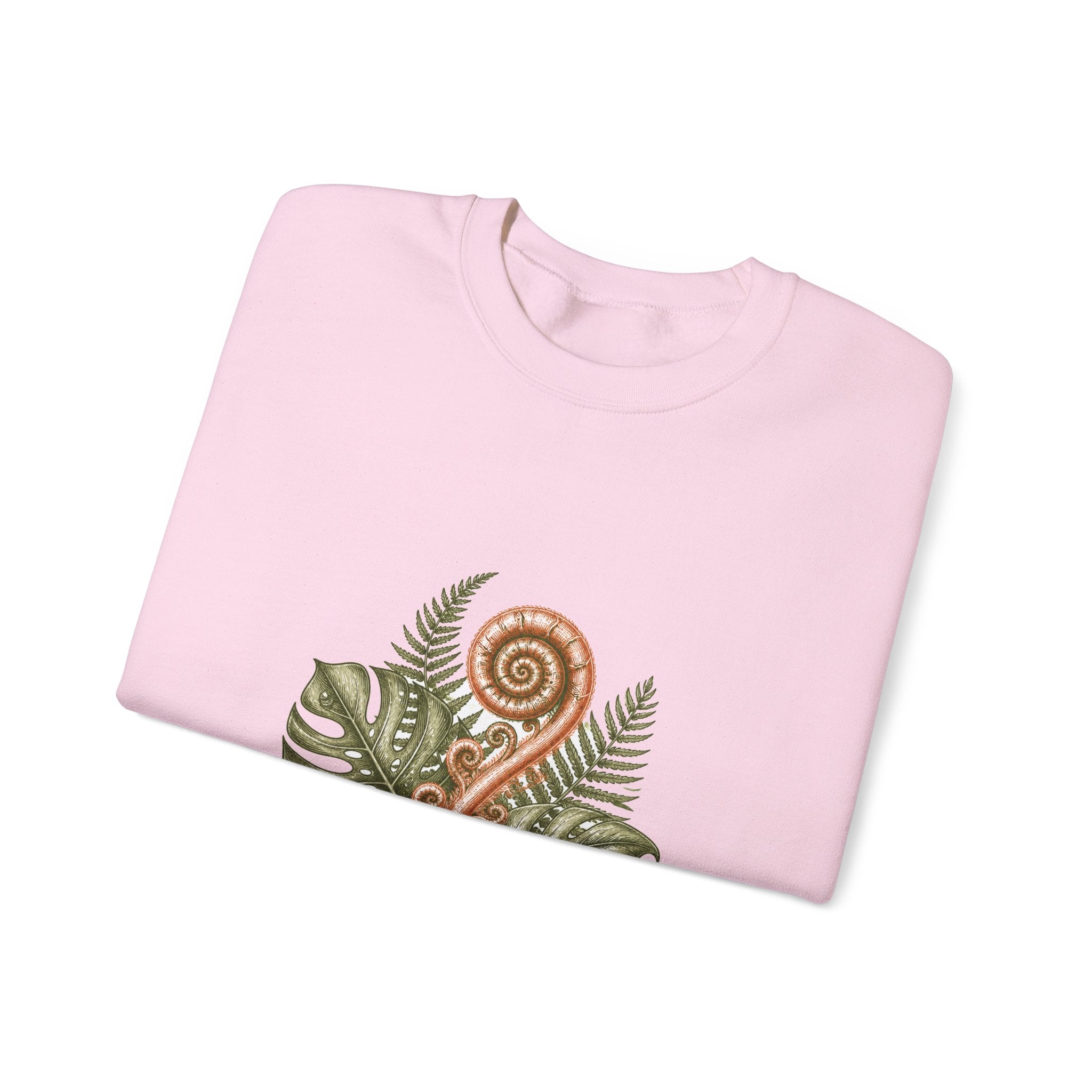 Matching Couple Sweatshirt - Desert & Rainforest Matching Couple Crewneck Sweatshirt Hand-Drawn Art His Hers Best Friend Gift - Design B