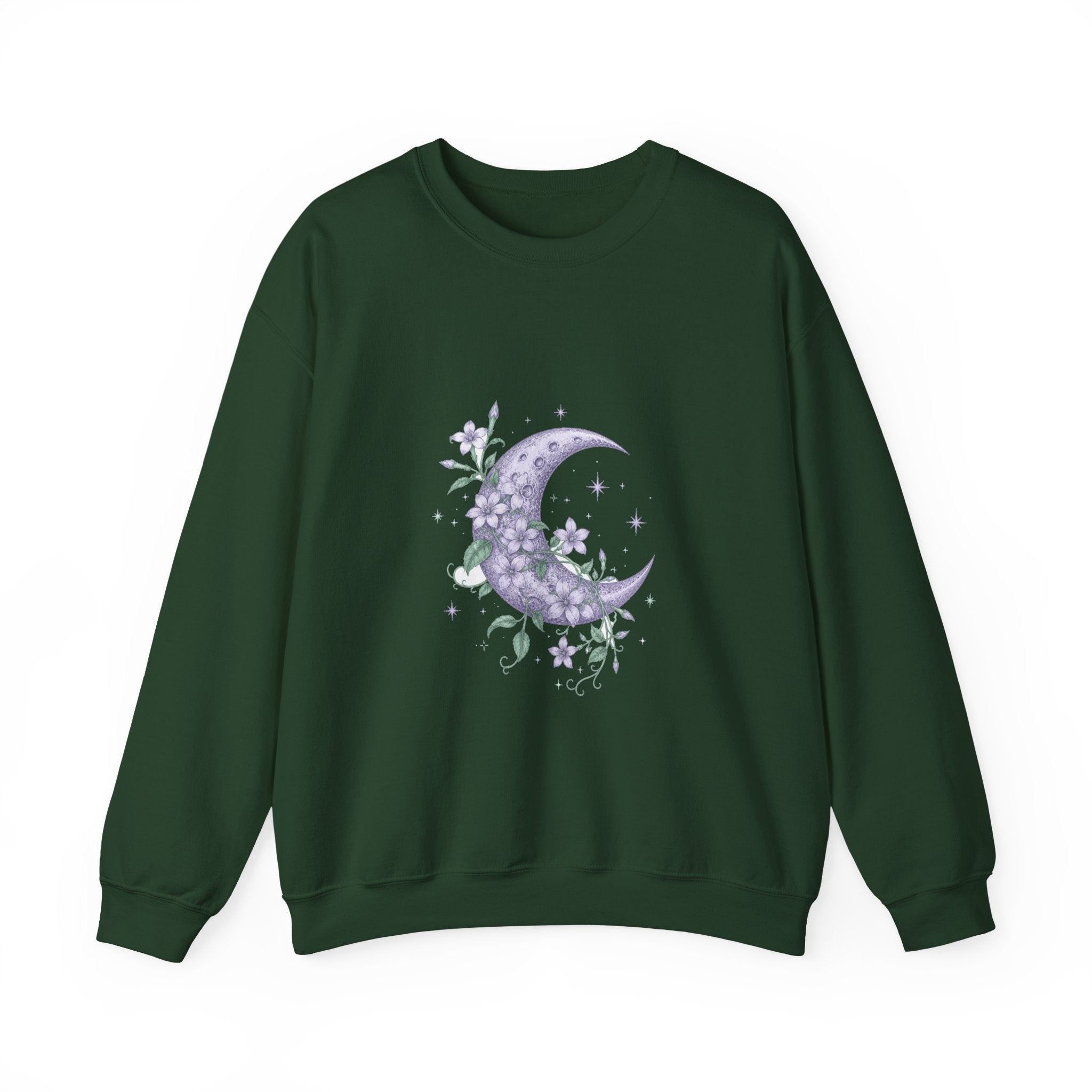 Matching Couple Sweatshirt - Sun & Moon Matching Couple Crewneck Sweatshirt Vintage Art His Hers Wedding Gift - Design A