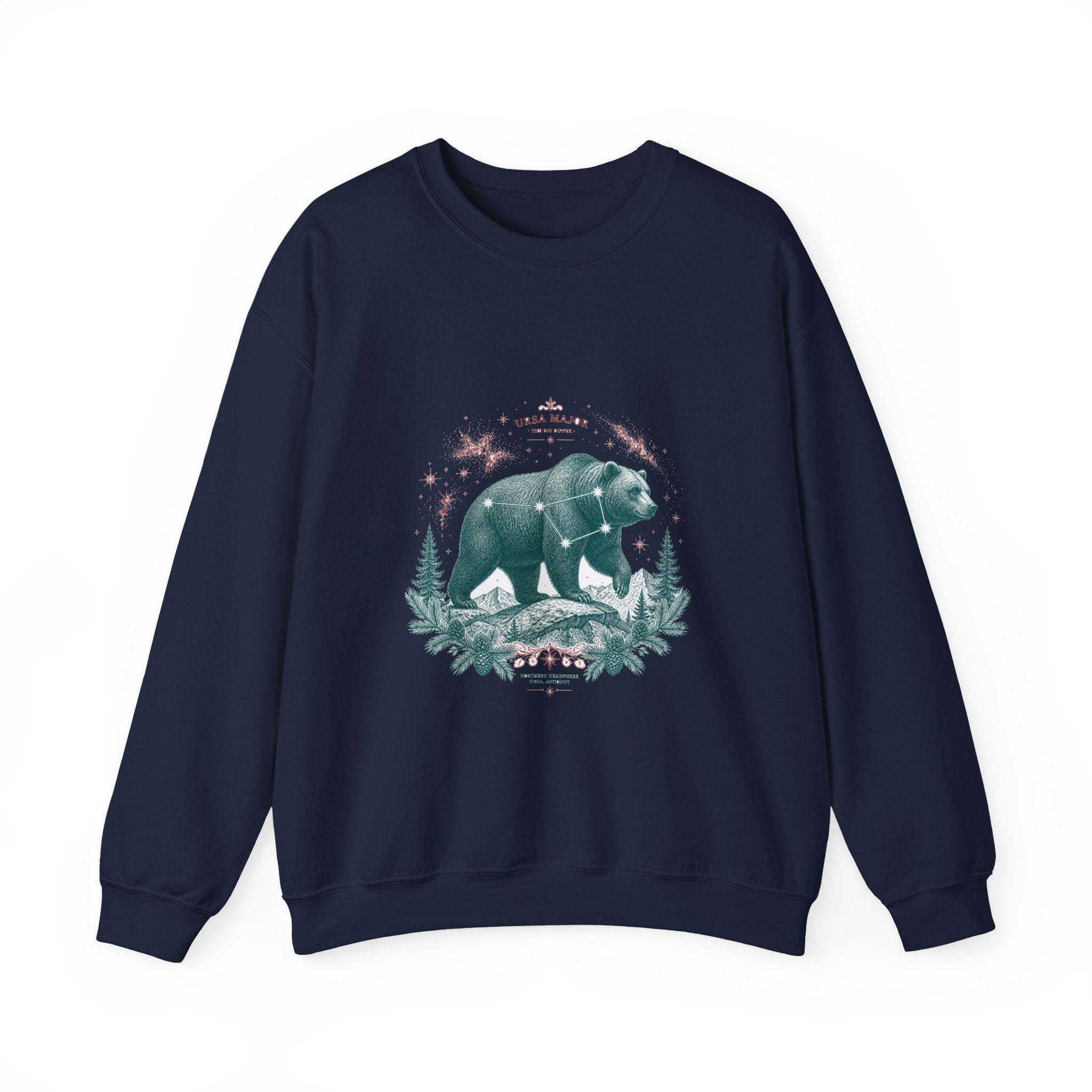 Matching Couple Sweatshirt - Big & Little Dipper Matching Couple Comfort Colors Crew Vintage Art His Hers Honeymoon Gift - Design A