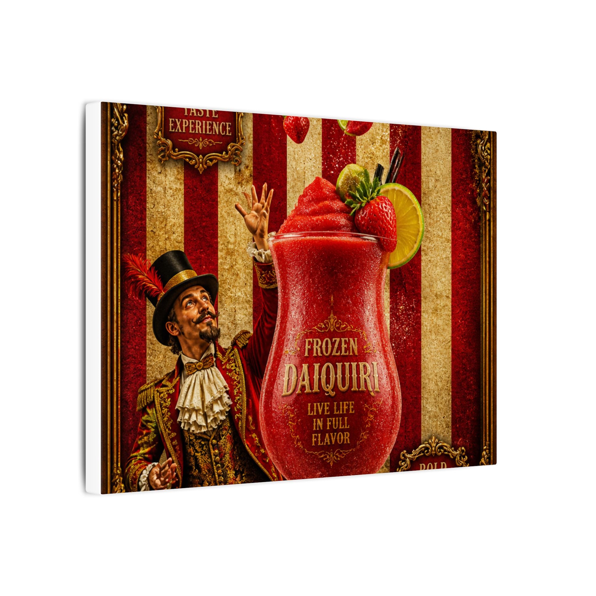 Daiquiri Fruit Juggler Wall Art Canvas 24×36 Baroque Studio Decor Maximalist Print
