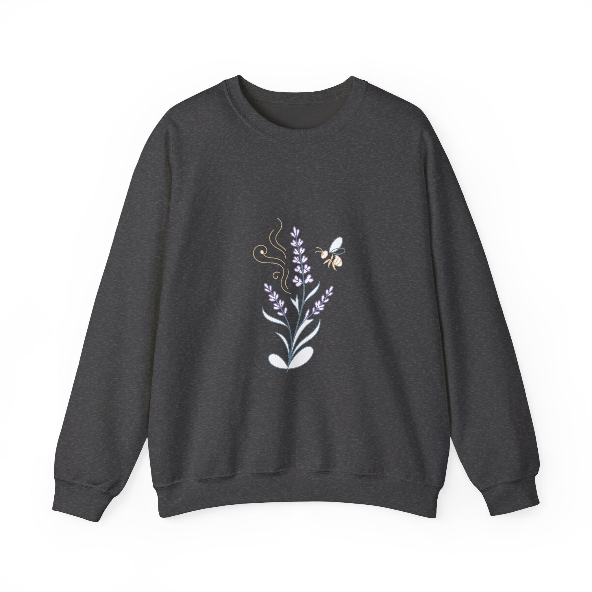 Matching Couple Sweatshirt - Lavender & Thistle Matching Couple Premium Fleece Sweatshirt Minimalist Art His Hers Christmas Gift - Design A