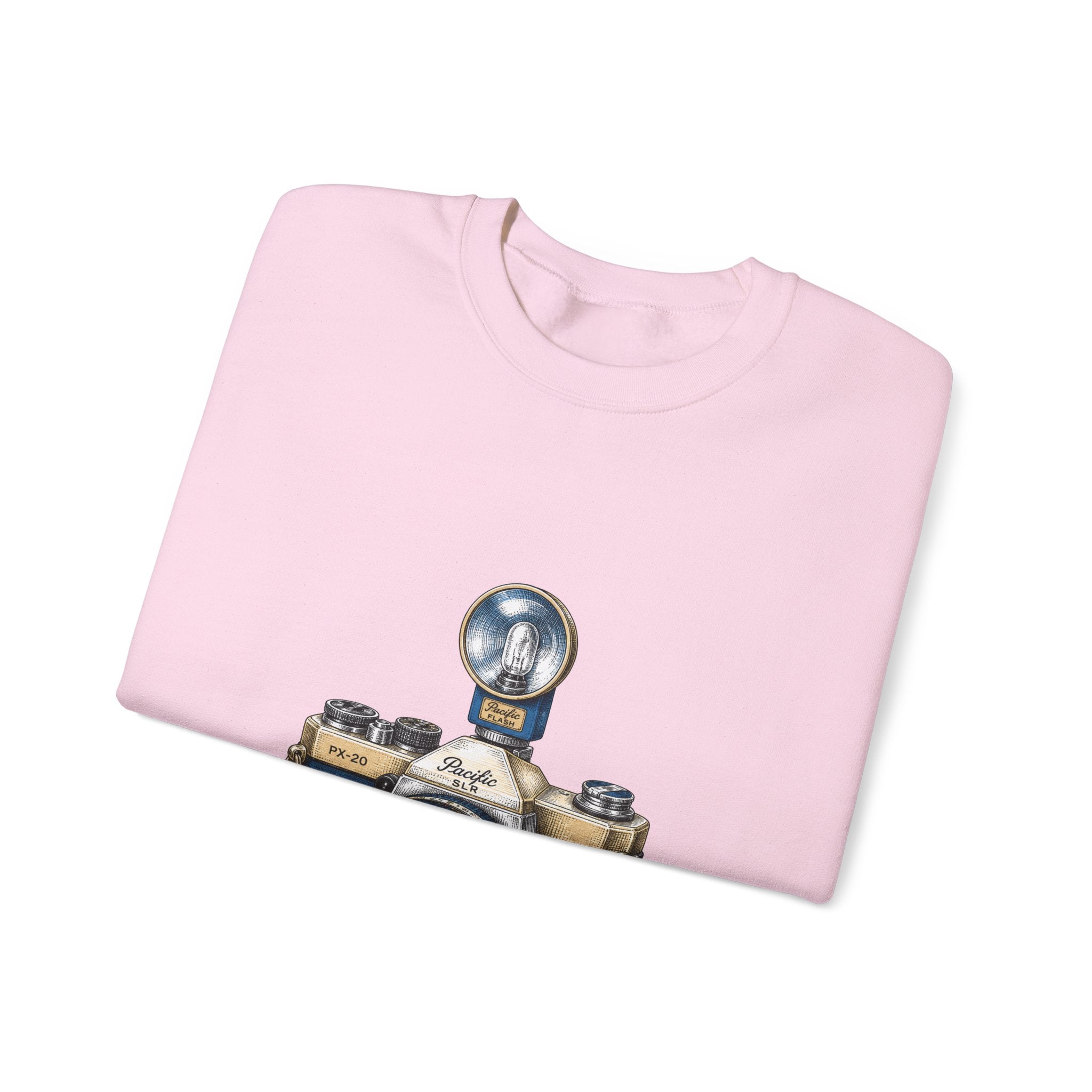 Matching Couple Sweatshirt - Camera & Film Matching Couple Crewneck Sweatshirt Hand-Drawn Art His Hers Best Friend Gift - Design A
