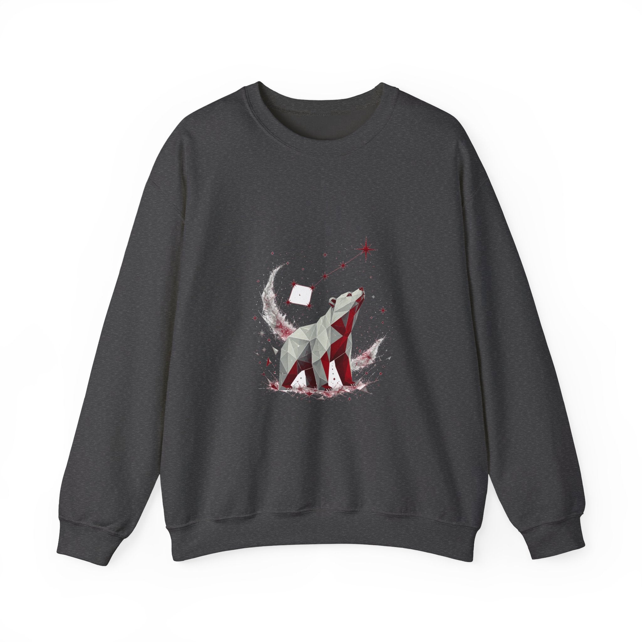 Matching Couple Sweatshirt - Big & Little Dipper Matching Couple Premium Fleece Sweatshirt Geometric Art His Hers Love Gift - Design B