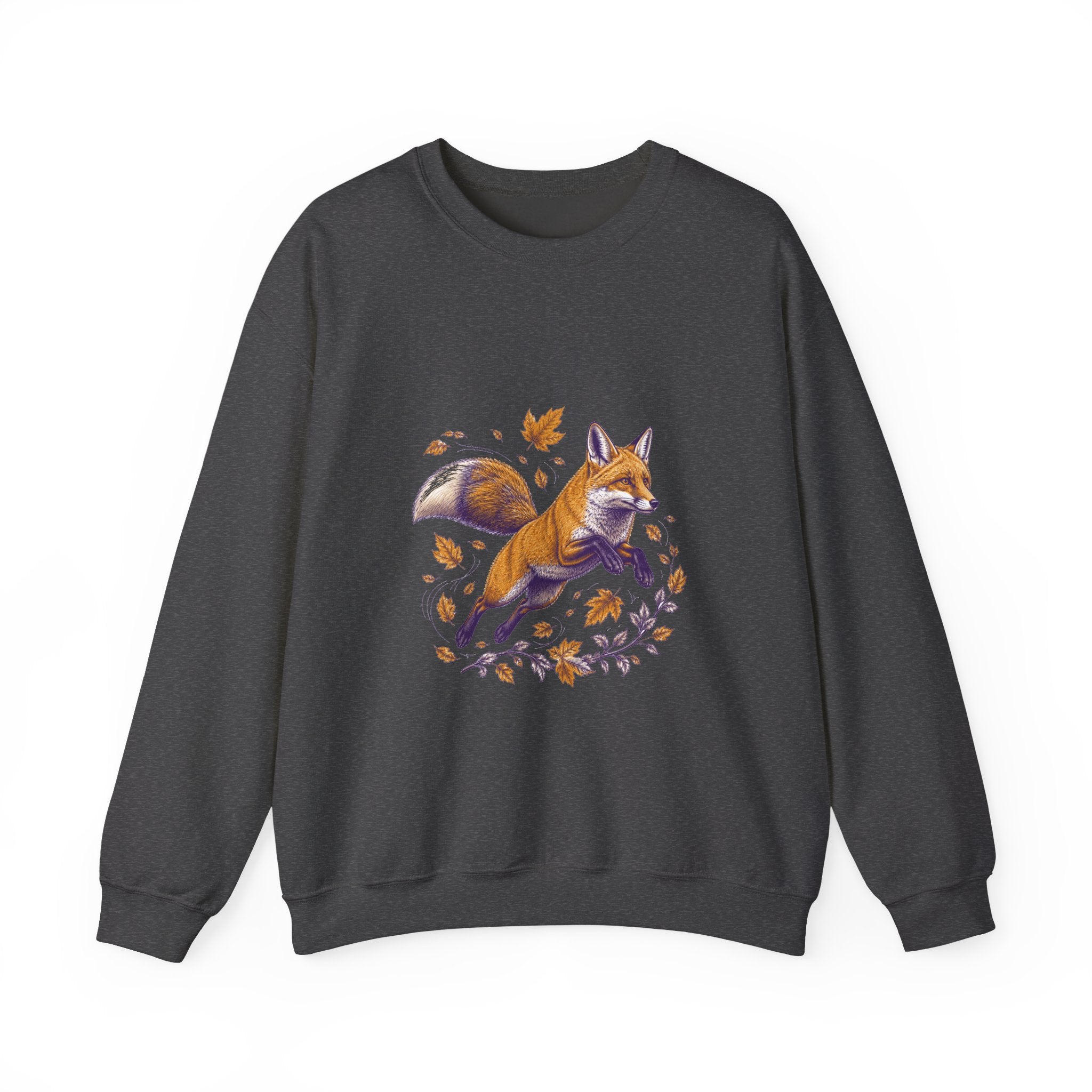Matching Couple Sweatshirt - Fox & Rabbit Matching Couple Comfort Colors Crew Vintage Art His Hers Honeymoon Gift - Design A