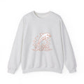 Matching Couple Sweatshirt - Shark & Dolphin Matching Couple Crewneck Sweatshirt Minimalist Art His Hers Valentine Gift - Design B