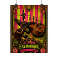 Violin Tightrope Bridge Wall Art Poster 24×36 Baroque Studio Decor Maximalist Print