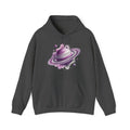 Matching Couple Sweatshirt - Saturn & Jupiter Matching Couple Hooded Sweatshirt Watercolor Art His Hers Engagement Gift - Design A