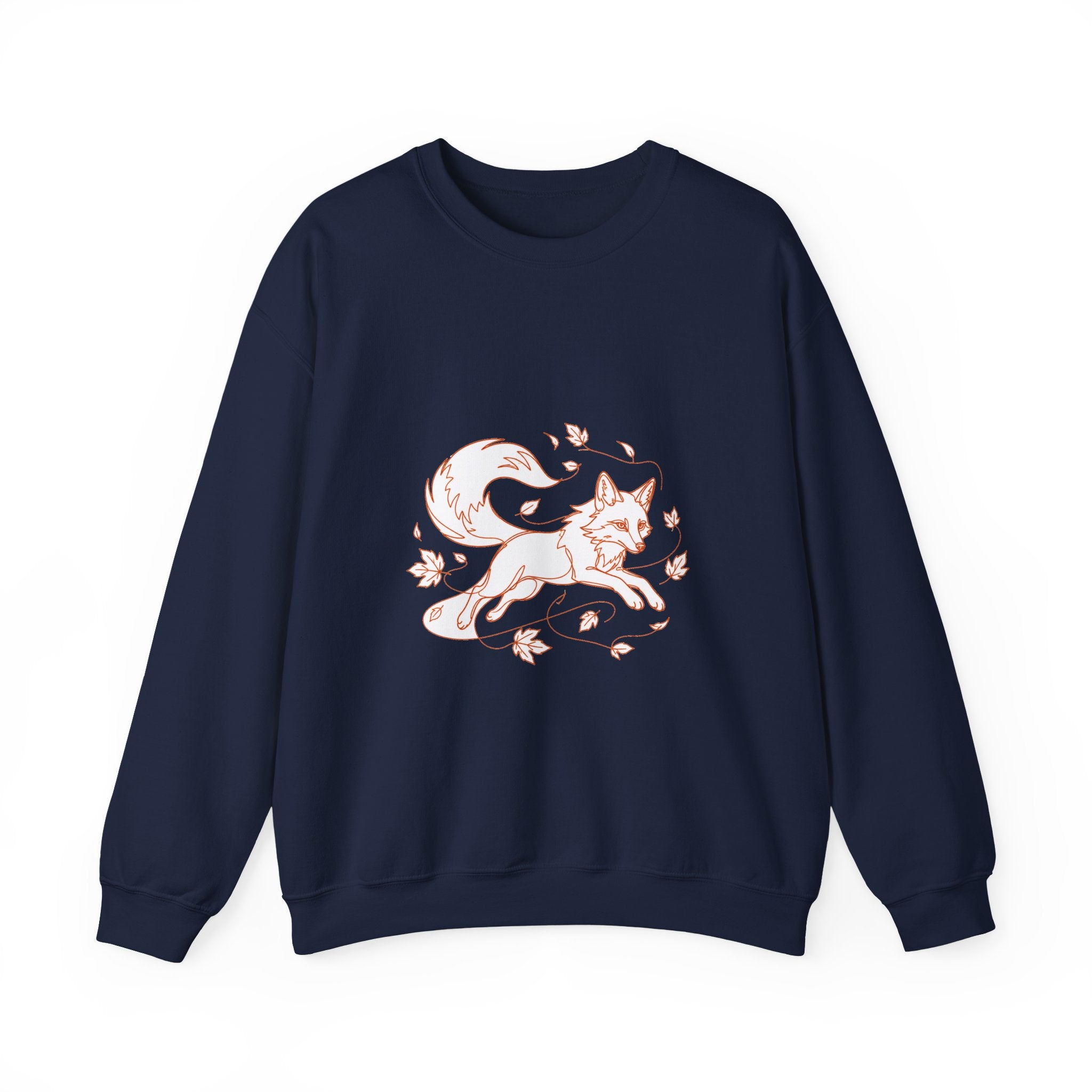 Matching Couple Sweatshirt - Fox & Rabbit Matching Couple Comfort Colors Crew Minimalist Art His Hers Christmas Gift - Design A
