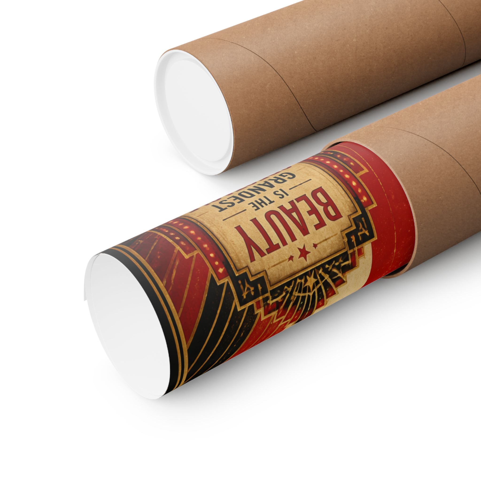 Lipstick Cannon Wall Art Poster 24×36 Art Deco Bar Area Decor Maximalist Print