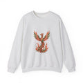 Matching Couple Sweatshirt - Dragon & Phoenix Matching Couple Comfort Colors Crew Geometric Art His Hers Love Gift - Design B