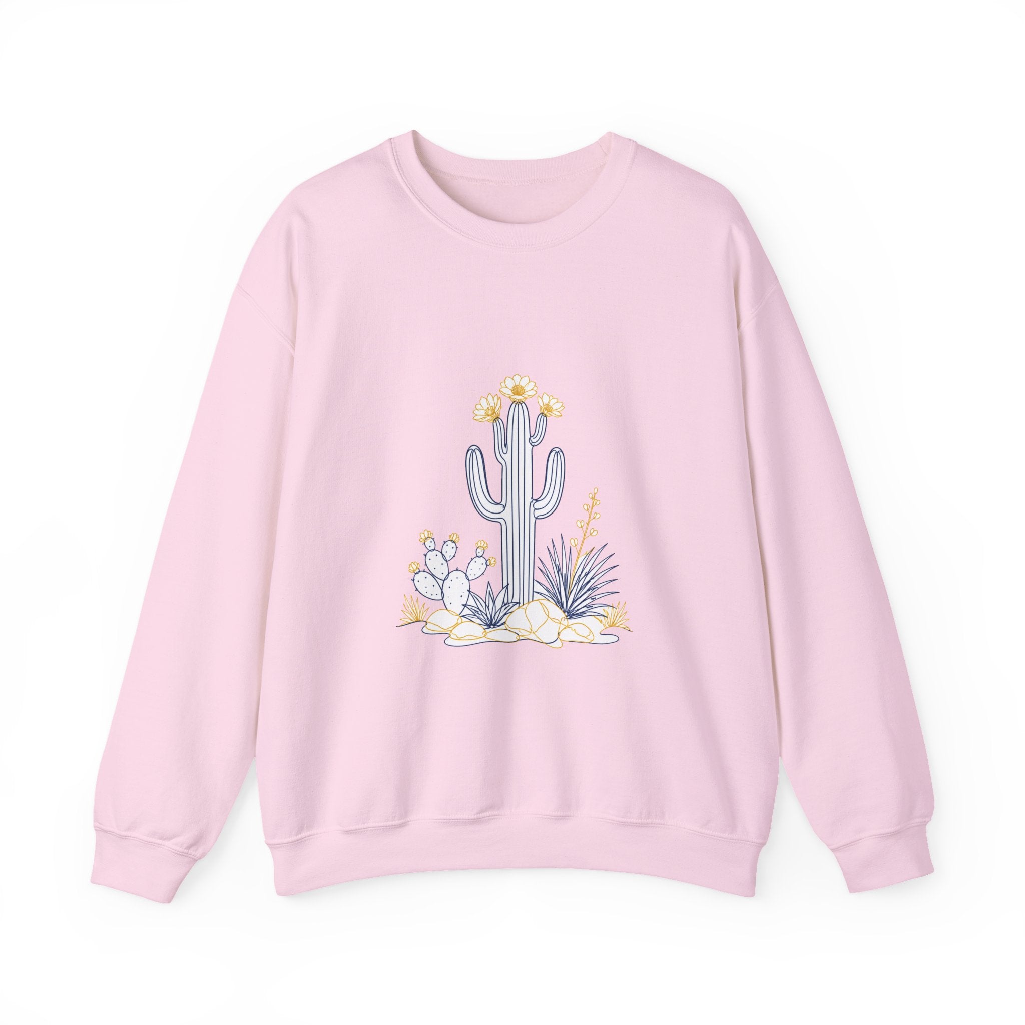 Matching Couple Sweatshirt - Desert & Rainforest Matching Couple Comfort Colors Crew Minimalist Art His Hers Christmas Gift - Design A