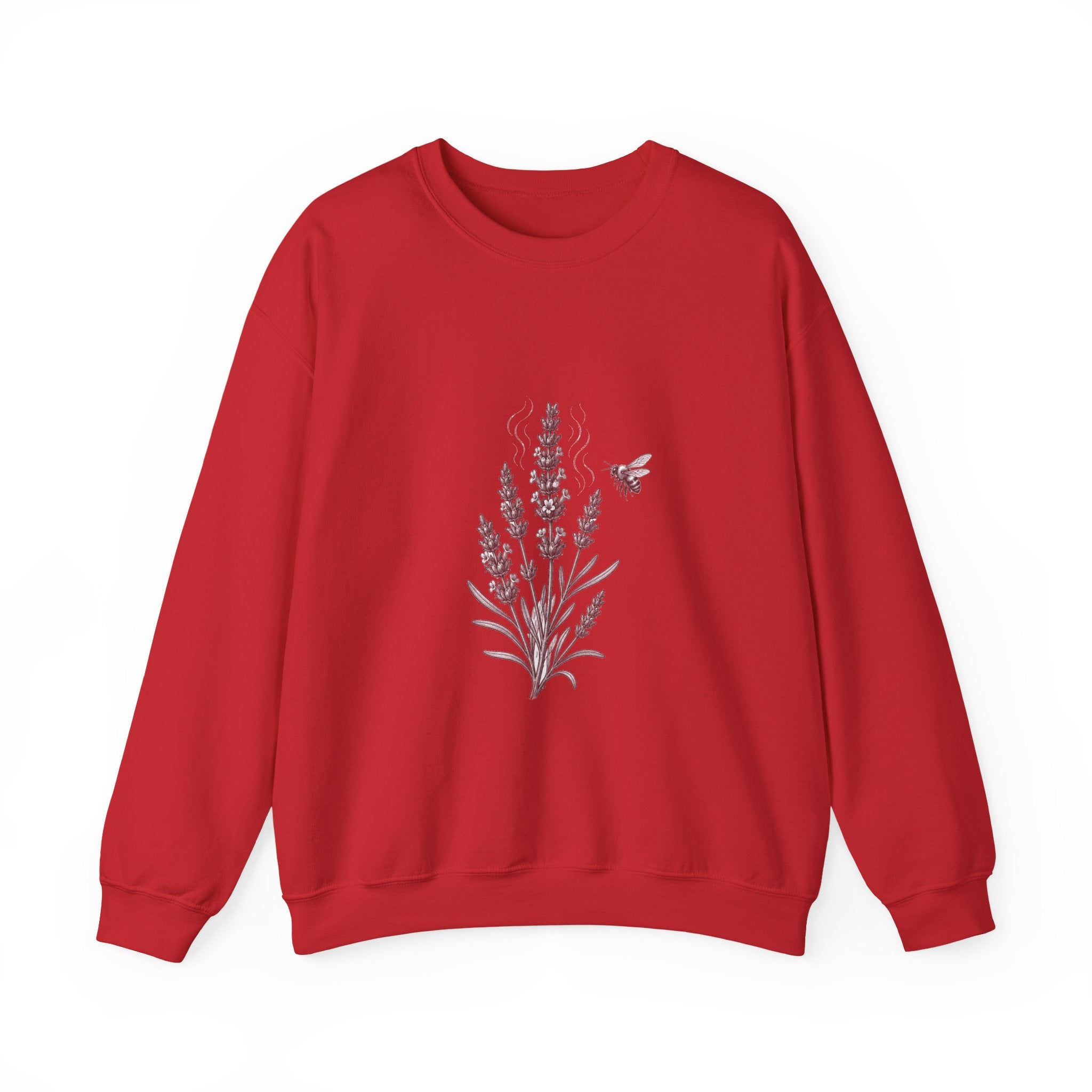 Matching Couple Sweatshirt - Lavender & Thistle Matching Couple Comfort Colors Crew Vintage Art His Hers Honeymoon Gift - Design A
