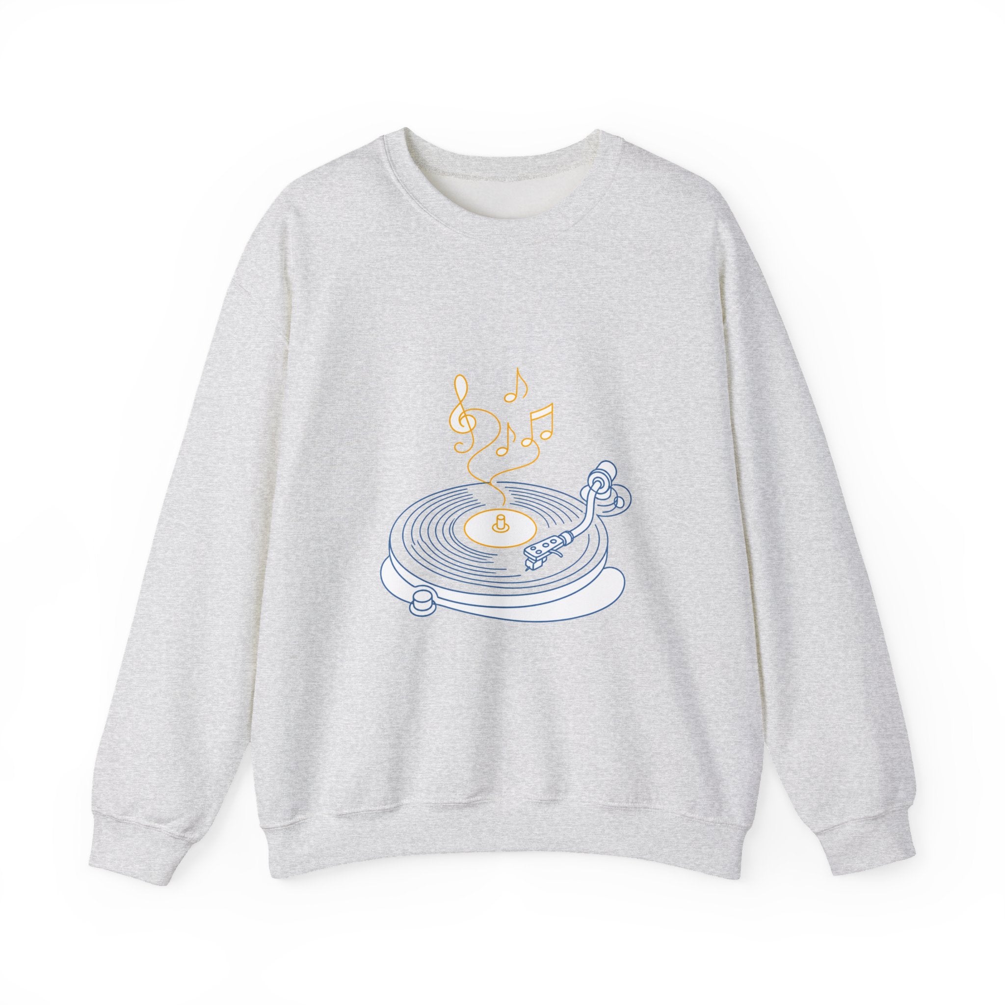 Matching Couple Sweatshirt - Vinyl & Cassette Matching Couple Premium Fleece Sweatshirt Minimalist Art His Hers Christmas Gift - Design A