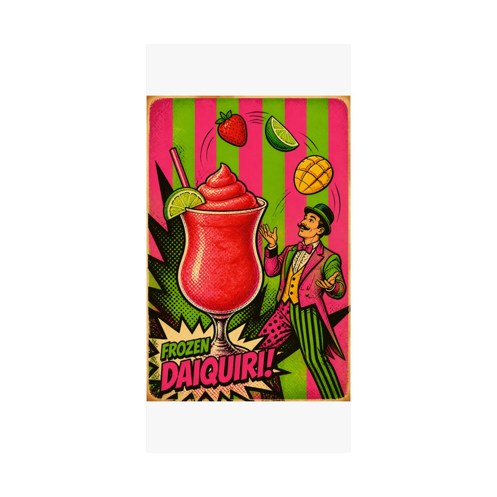 Daiquiri Fruit Juggler Wall Art Poster 18×24 Pop Art Living Room Decor Maximalist Print