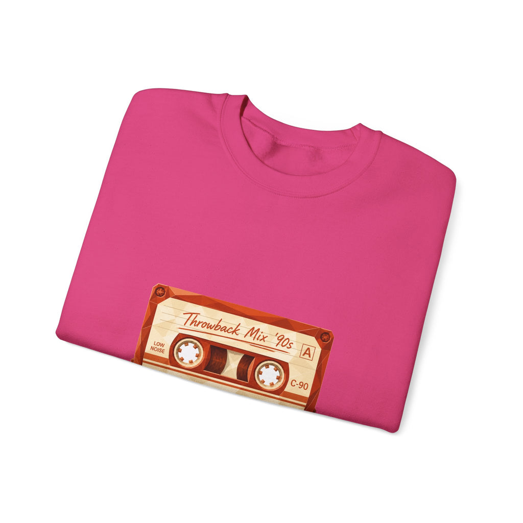 Matching Couple Sweatshirt - Vinyl & Cassette Matching Couple Premium Fleece Sweatshirt Geometric Art His Hers Love Gift - Design B