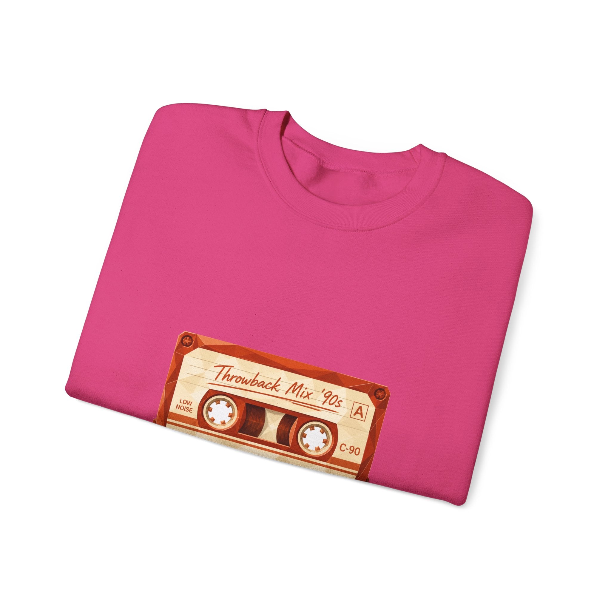 Matching Couple Sweatshirt - Vinyl & Cassette Matching Couple Premium Fleece Sweatshirt Geometric Art His Hers Love Gift - Design B