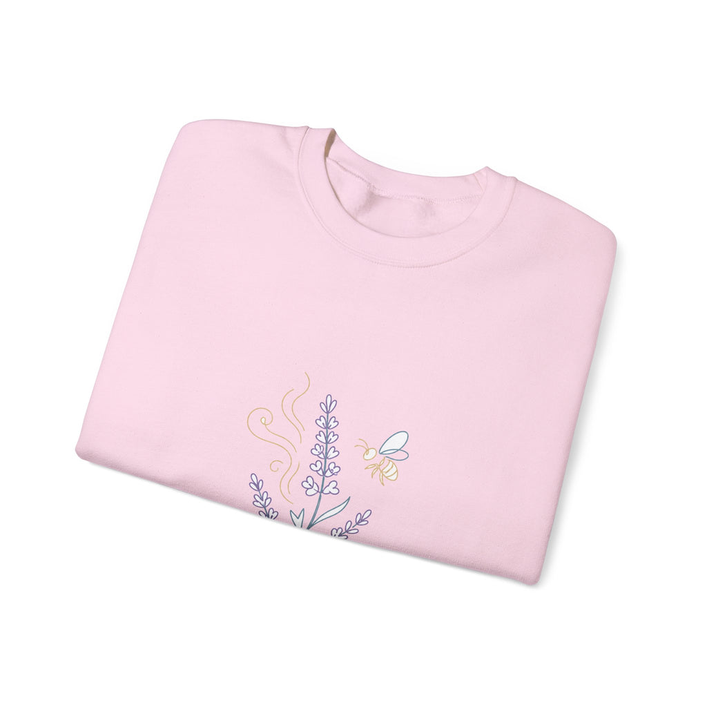 Matching Couple Sweatshirt - Lavender & Thistle Matching Couple Premium Fleece Sweatshirt Minimalist Art His Hers Christmas Gift - Design A