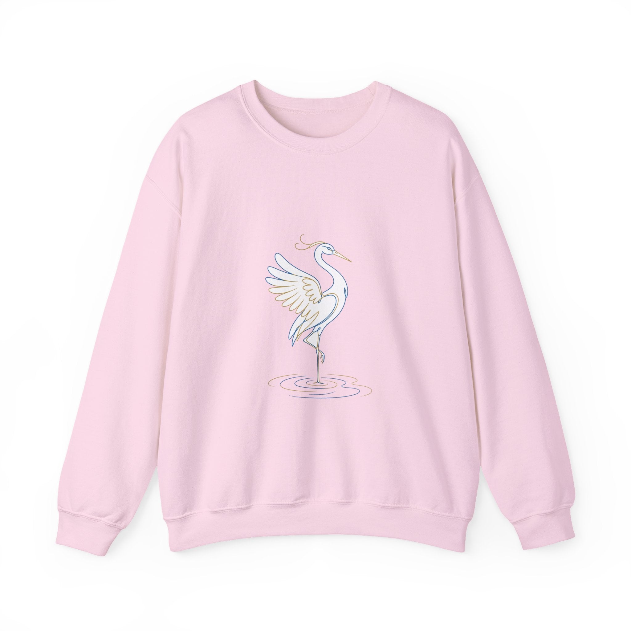 Matching Couple Sweatshirt - Tiger & Crane Matching Couple Comfort Colors Crew Minimalist Art His Hers Christmas Gift - Design B