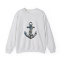 Matching Couple Sweatshirt - Anchor & Sail Matching Couple Premium Fleece Sweatshirt Geometric Art His Hers Love Gift - Design A