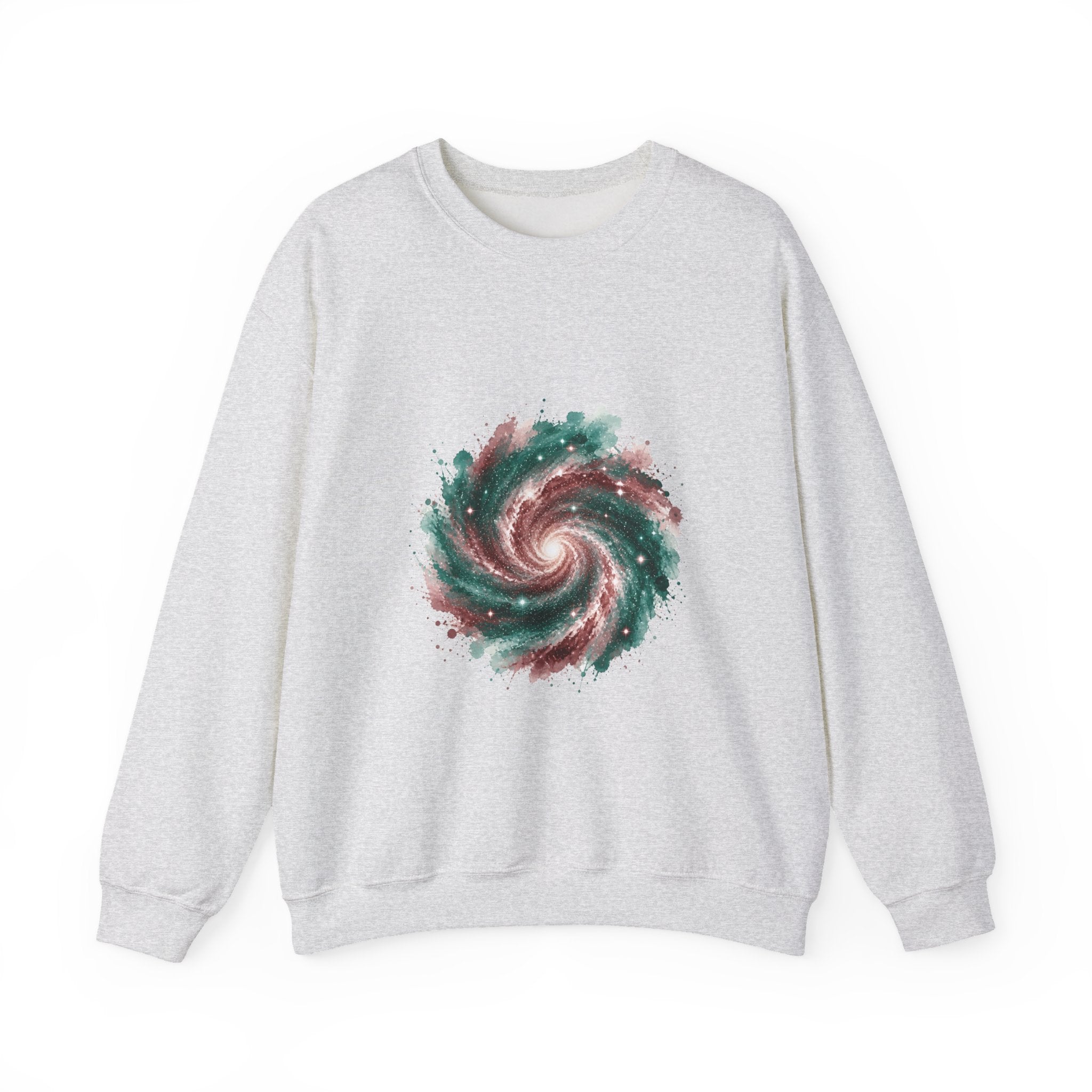 Matching Couple Sweatshirt - Galaxy & Supernova Matching Couple Comfort Colors Crew Watercolor Art His Hers Birthday Gift - Design A