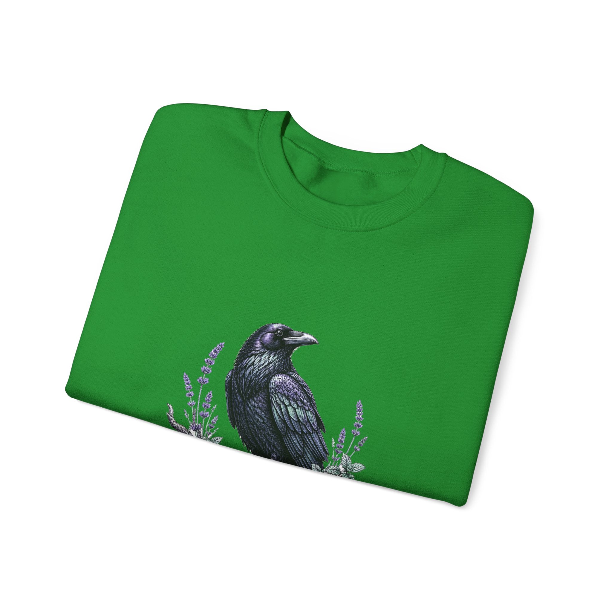 Matching Couple Sweatshirt - Raven & Swan Matching Couple Comfort Colors Crew Hand-Drawn Art His Hers Anniversary Gift - Design A