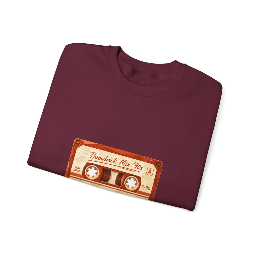 Matching Couple Sweatshirt - Vinyl & Cassette Matching Couple Premium Fleece Sweatshirt Geometric Art His Hers Love Gift - Design B