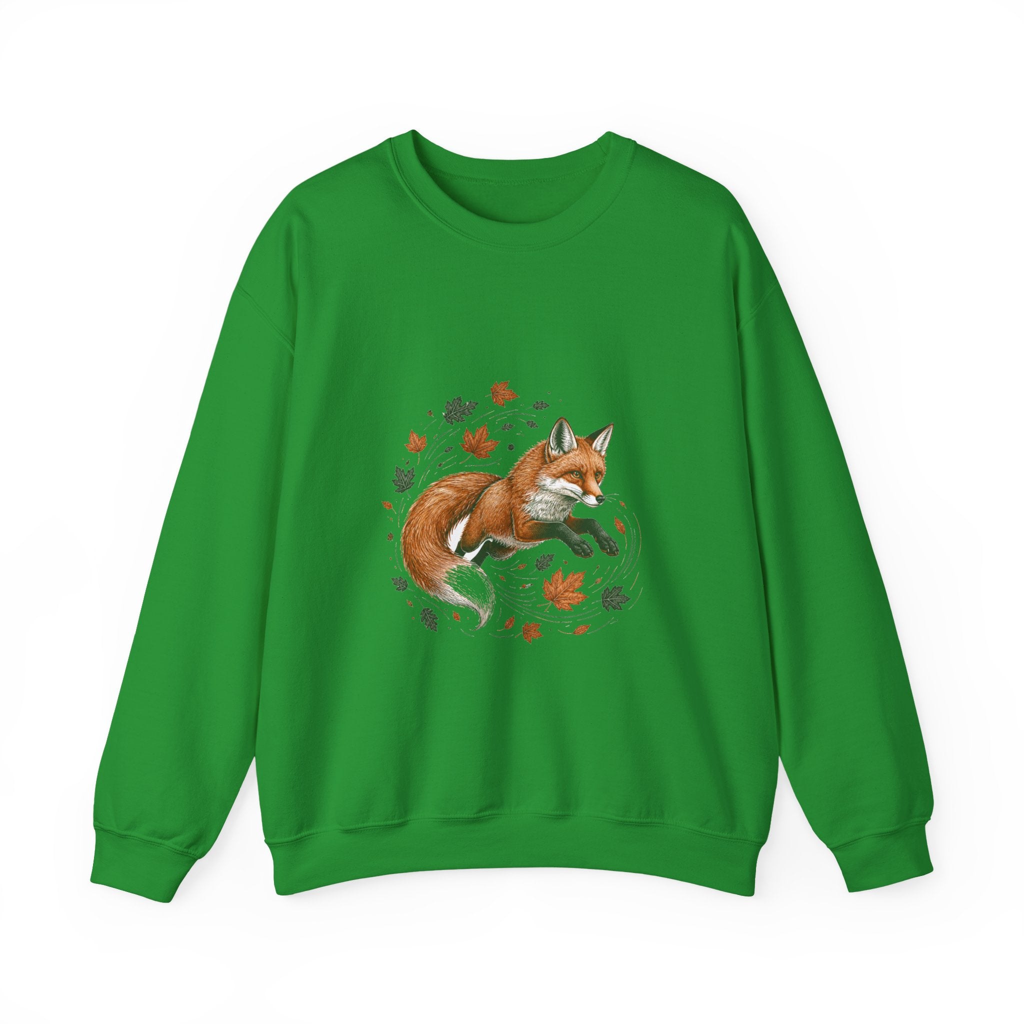 Matching Couple Sweatshirt - Fox & Rabbit Matching Couple Comfort Colors Crew Hand-Drawn Art His Hers Anniversary Gift - Design A