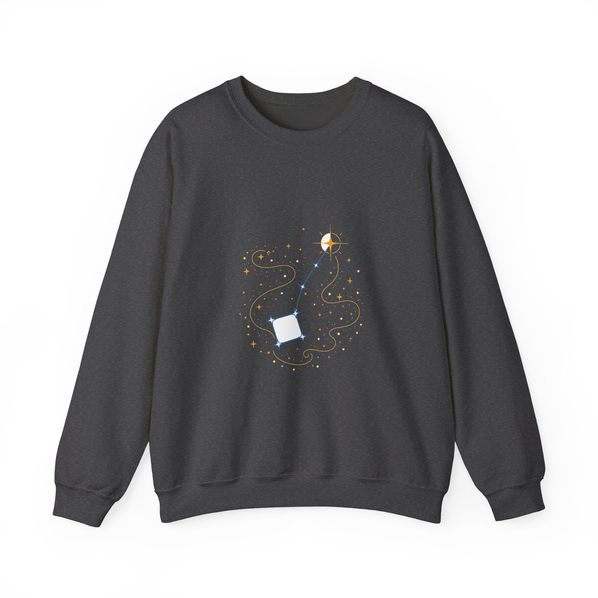 Matching Couple Sweatshirt - Big & Little Dipper Matching Couple Crewneck Sweatshirt Minimalist Art His Hers Valentine Gift - Design B
