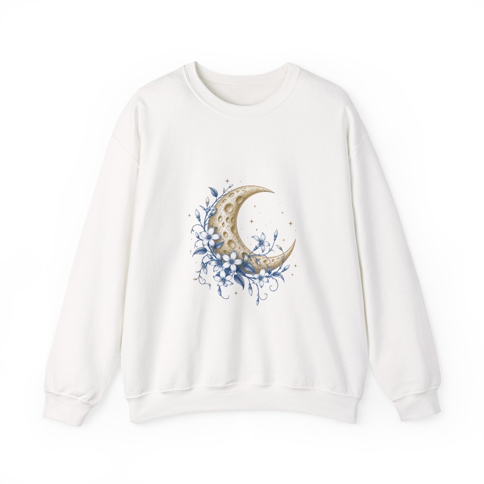 Matching Couple Sweatshirt - Sun & Moon Matching Couple Premium Fleece Sweatshirt Vintage Art His Hers Honeymoon Gift - Design A