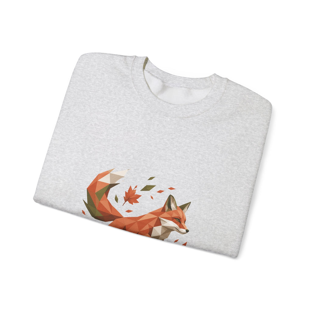 Matching Couple Sweatshirt - Fox & Rabbit Matching Couple Comfort Colors Crew Geometric Art His Hers Love Gift - Design A