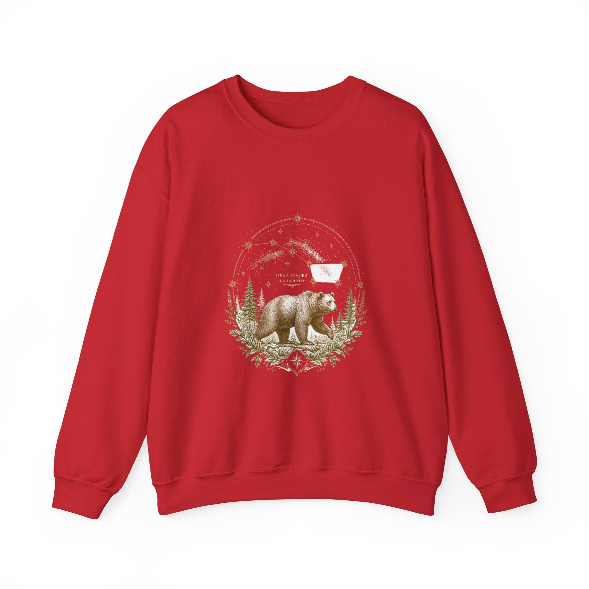 Matching Couple Sweatshirt - Big & Little Dipper Matching Couple Crewneck Sweatshirt Vintage Art His Hers Wedding Gift - Design A