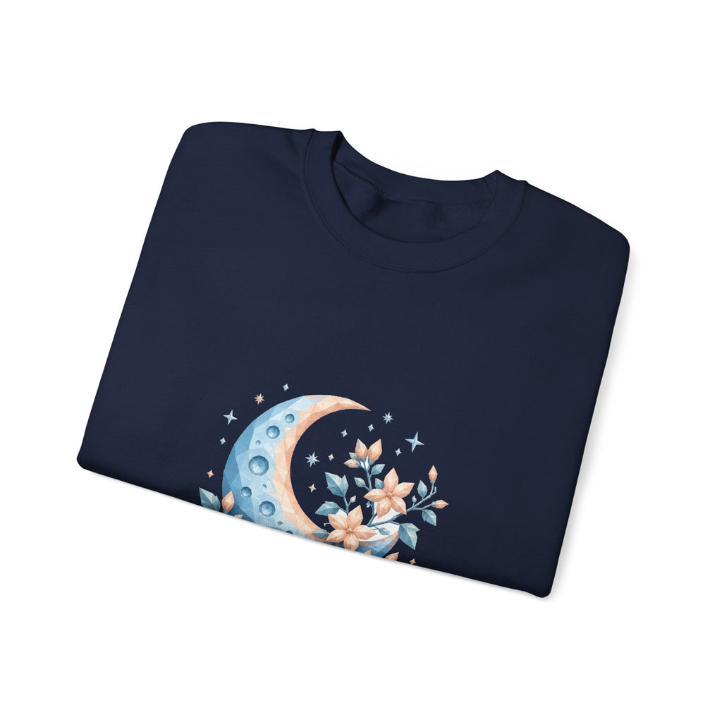 Matching Couple Sweatshirt - Sun & Moon Matching Couple Premium Fleece Sweatshirt Geometric Art His Hers Love Gift - Design A