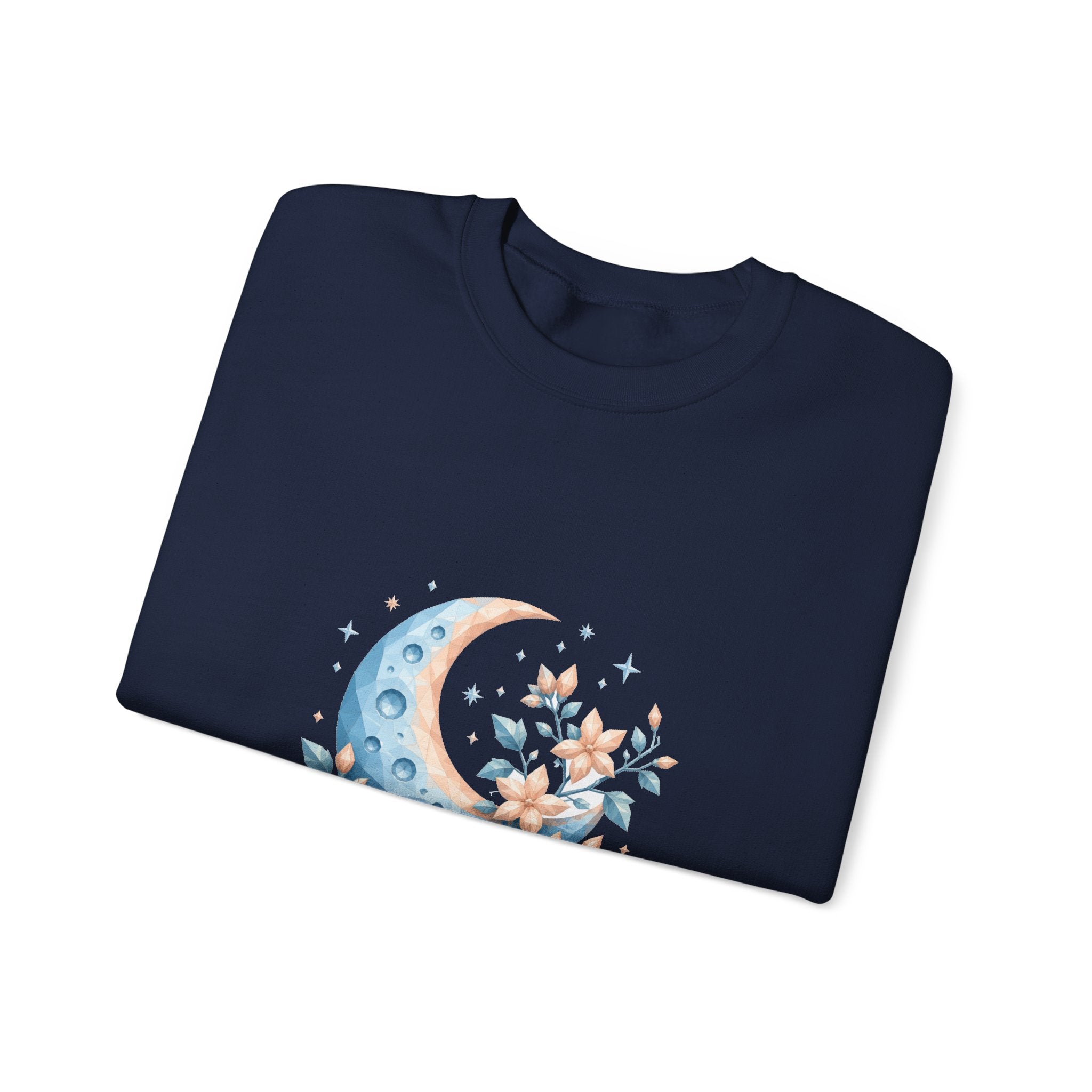 Matching Couple Sweatshirt - Sun & Moon Matching Couple Premium Fleece Sweatshirt Geometric Art His Hers Love Gift - Design A