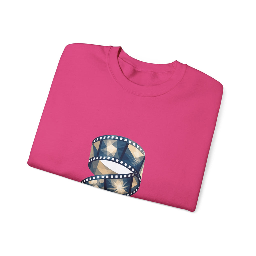 Matching Couple Sweatshirt - Camera & Film Matching Couple Comfort Colors Crew Geometric Art His Hers Love Gift - Design B