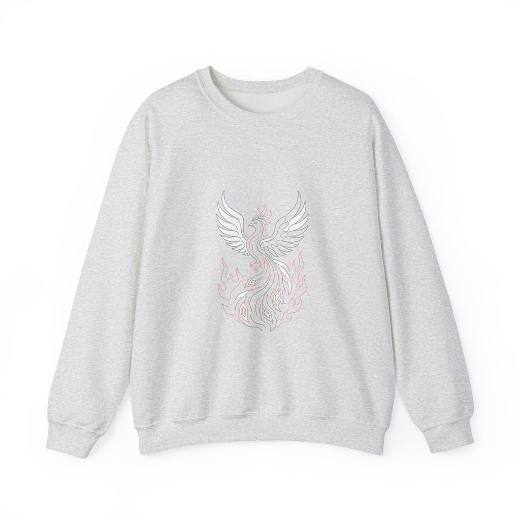Matching Couple Sweatshirt - Dragon & Phoenix Matching Couple Premium Fleece Sweatshirt Minimalist Art His Hers Christmas Gift - Design B