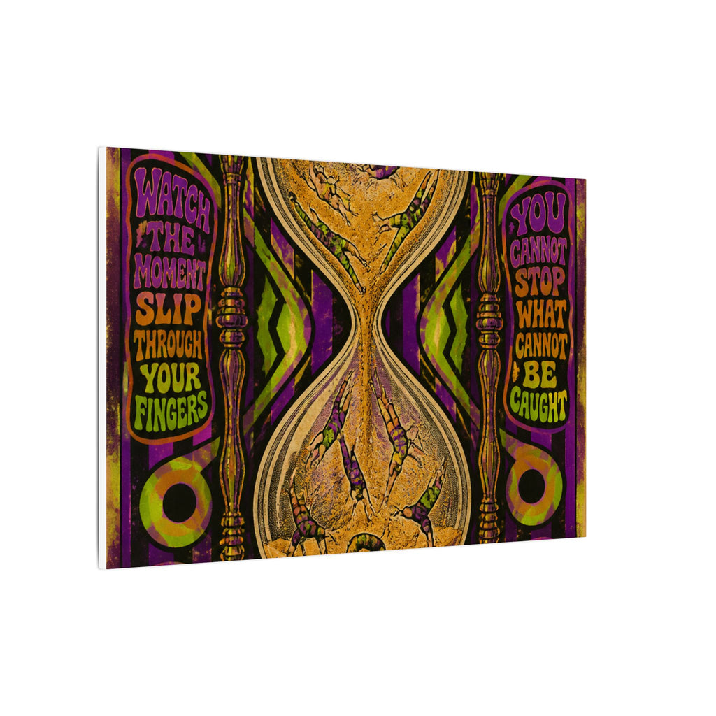 Hourglass Acrobats Wall Art Canvas 24×36 Psychedelic Dining Room Decor Maximalist Print