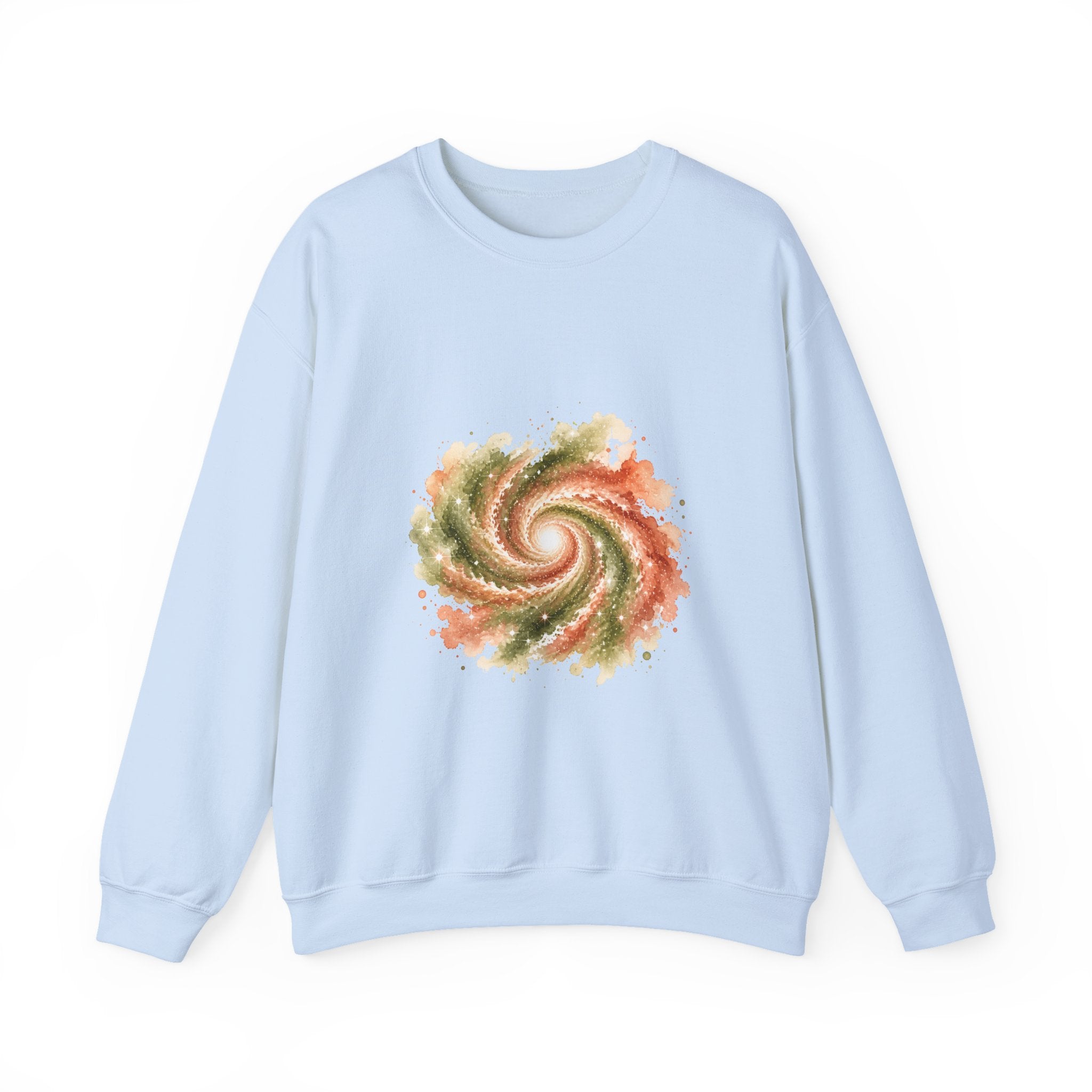 Matching Couple Sweatshirt - Galaxy & Supernova Matching Couple Crewneck Sweatshirt Watercolor Art His Hers Engagement Gift - Design A
