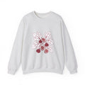 Matching Couple Sweatshirt - Olive Branch & Fig Matching Couple Crewneck Sweatshirt Minimalist Art His Hers Valentine Gift - Design B