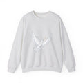 Matching Couple Sweatshirt - Wolf & Dove Matching Couple Comfort Colors Crew Minimalist Art His Hers Christmas Gift - Design B