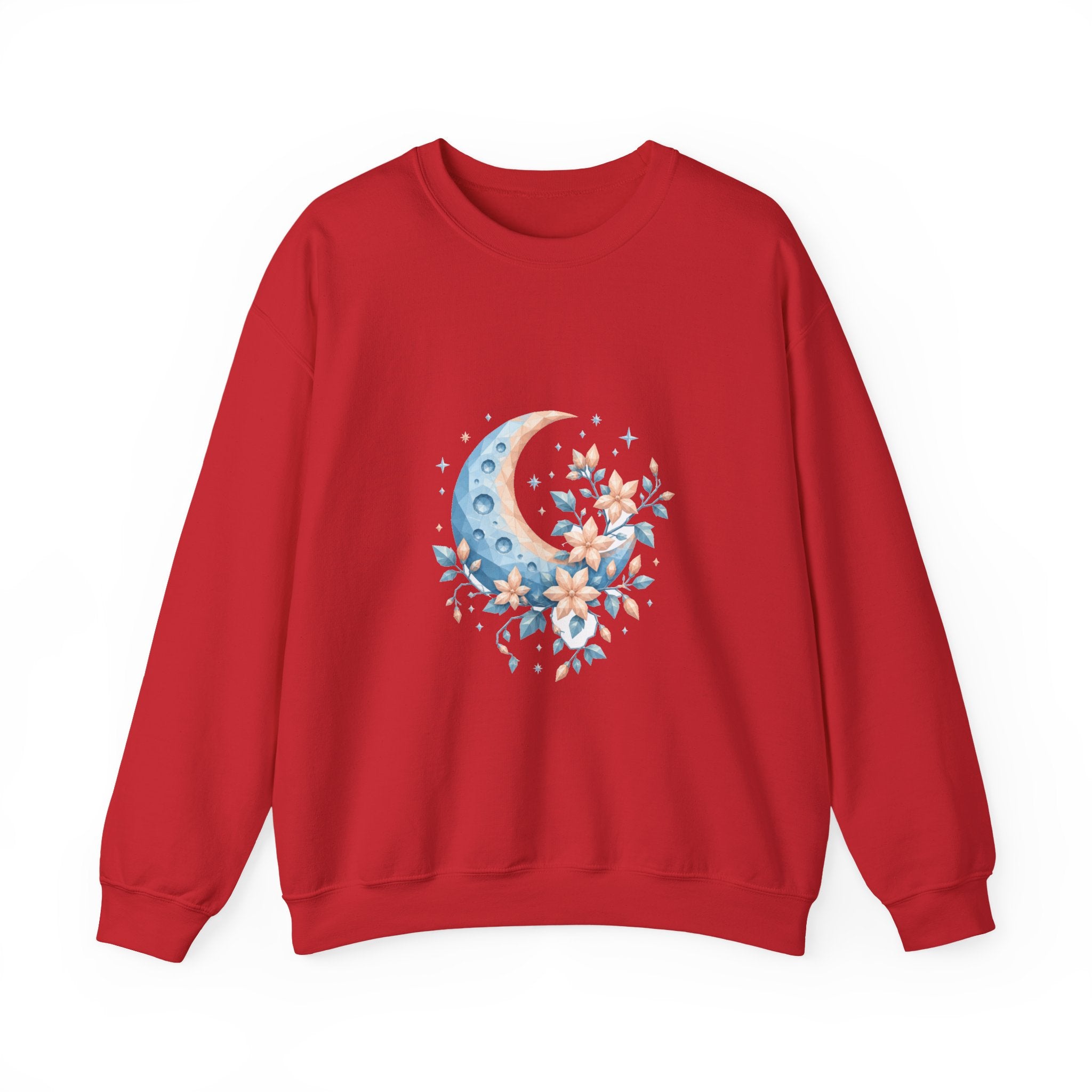 Matching Couple Sweatshirt - Sun & Moon Matching Couple Premium Fleece Sweatshirt Geometric Art His Hers Love Gift - Design A