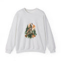 Matching Couple Sweatshirt - Wolf & Dove Matching Couple Crewneck Sweatshirt Watercolor Art His Hers Engagement Gift - Design A