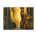Daiquiri Fruit Juggler Wall Art Canvas 24×36 Art Deco Bar Area Decor Maximalist Print